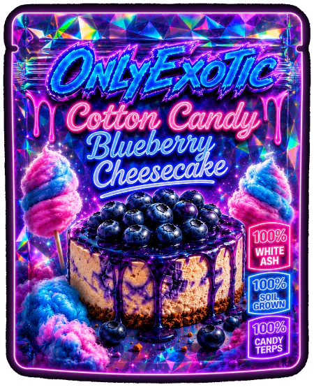 Cotton Candy Cheesecake bag artwork