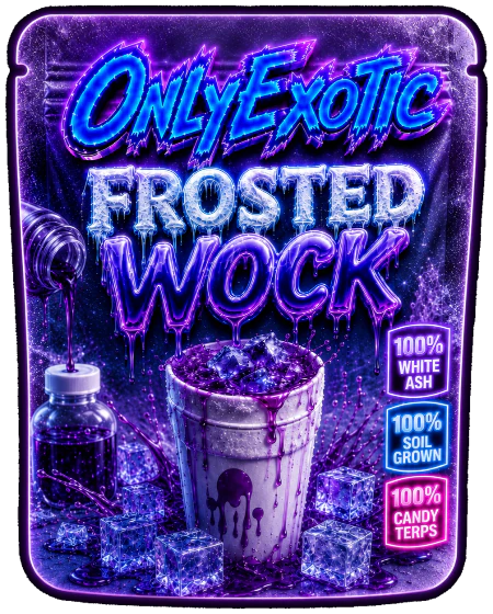 Frosted Wock bag artwork