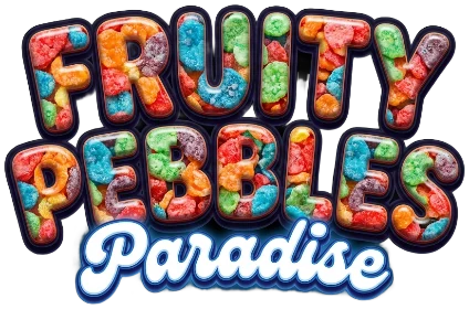 Fruity Pebbles Paradise logotype