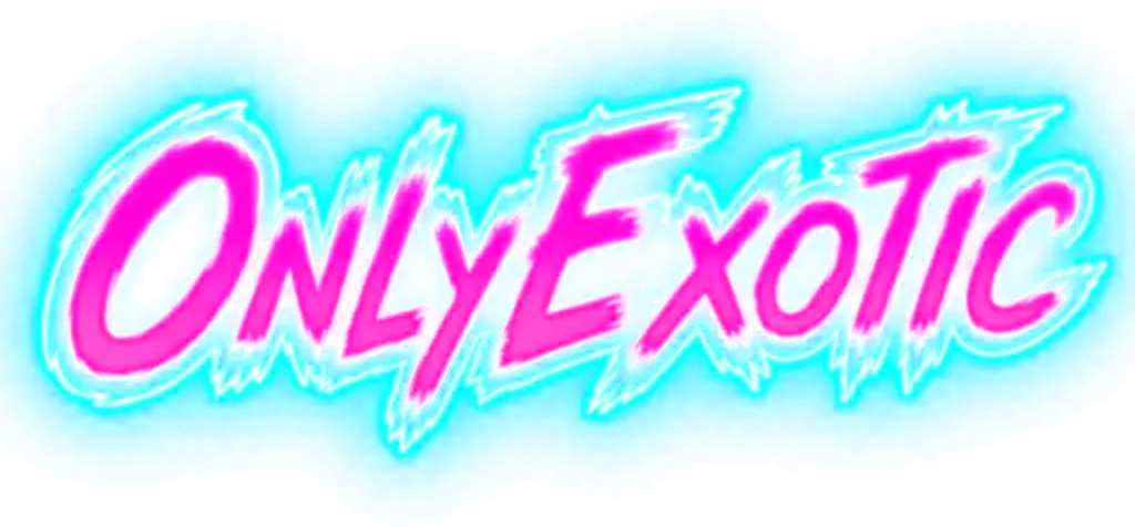 Only Exotic wordmark, dimmed until you confirm your age